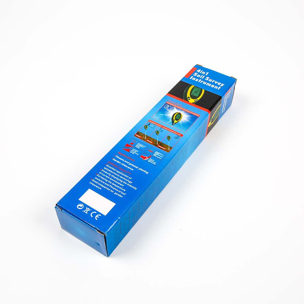 Цифровой измеритель параметров почвы 4 в 1 (кислотность, влажность, температура, освещенность), с батарейкой в комплекте